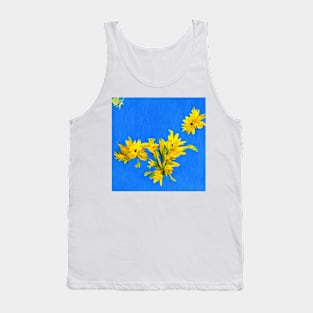 Flower Yellow Art Tank Top